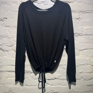 UGG Black Drawstring Sweatshirt